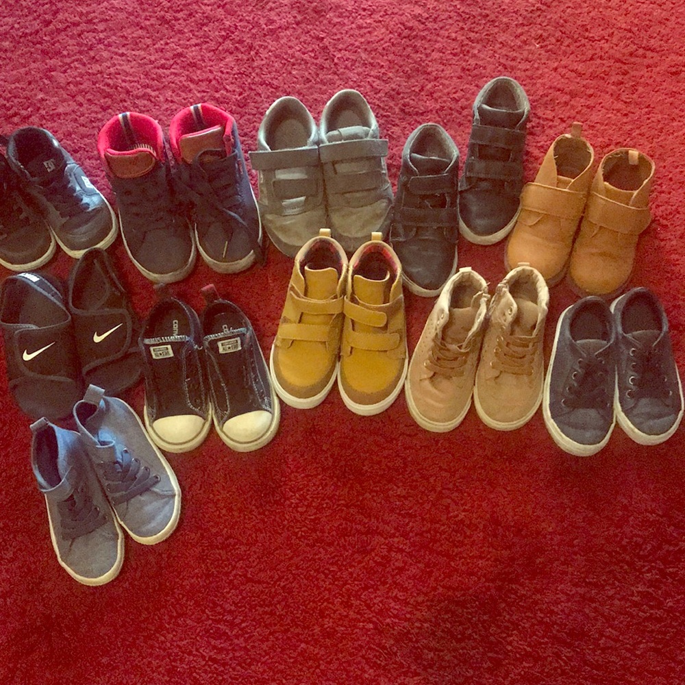 Boys shoe bundle from size 8-11